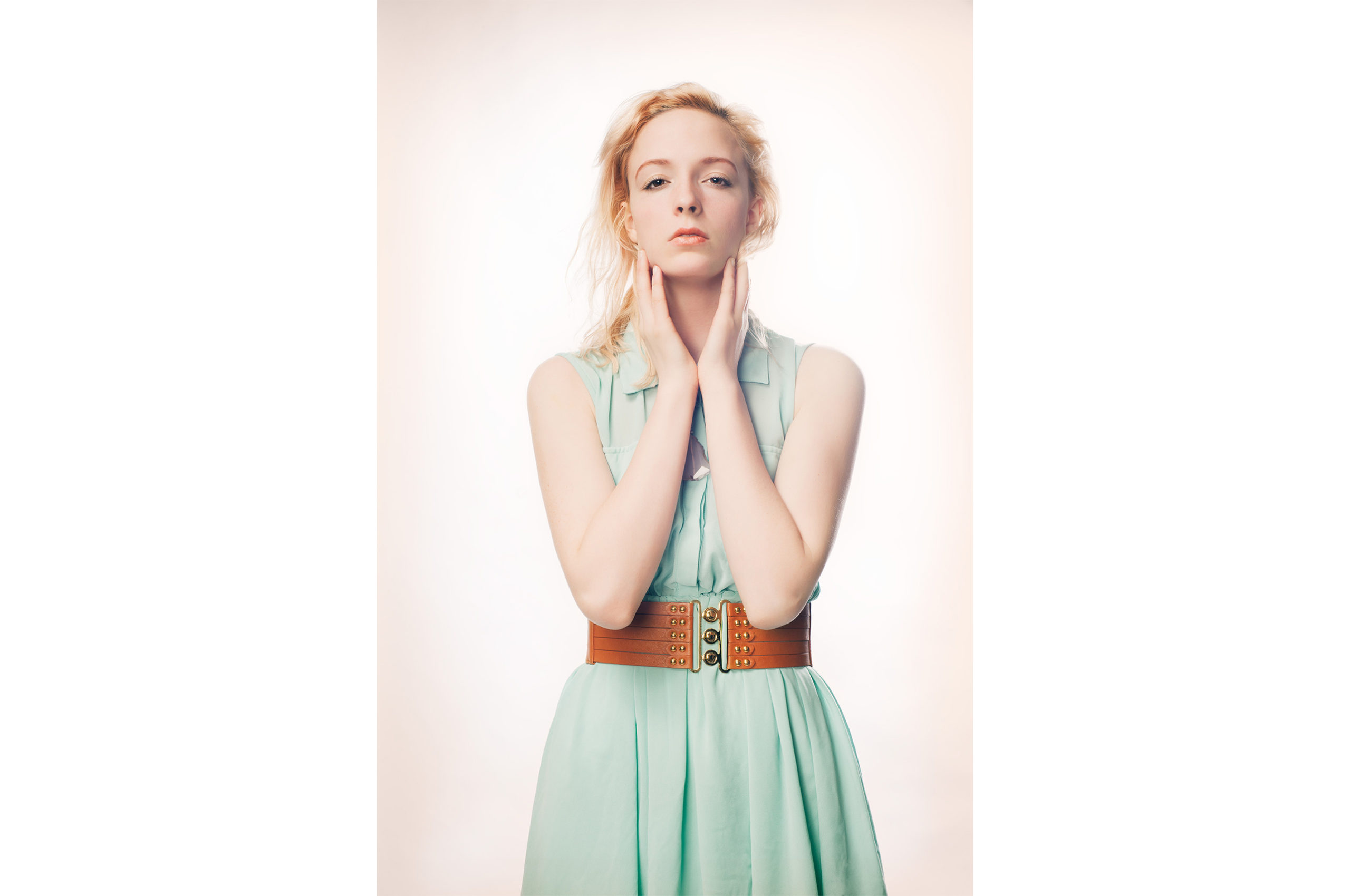 Second in Series, Grace in Green Dress, Portrait