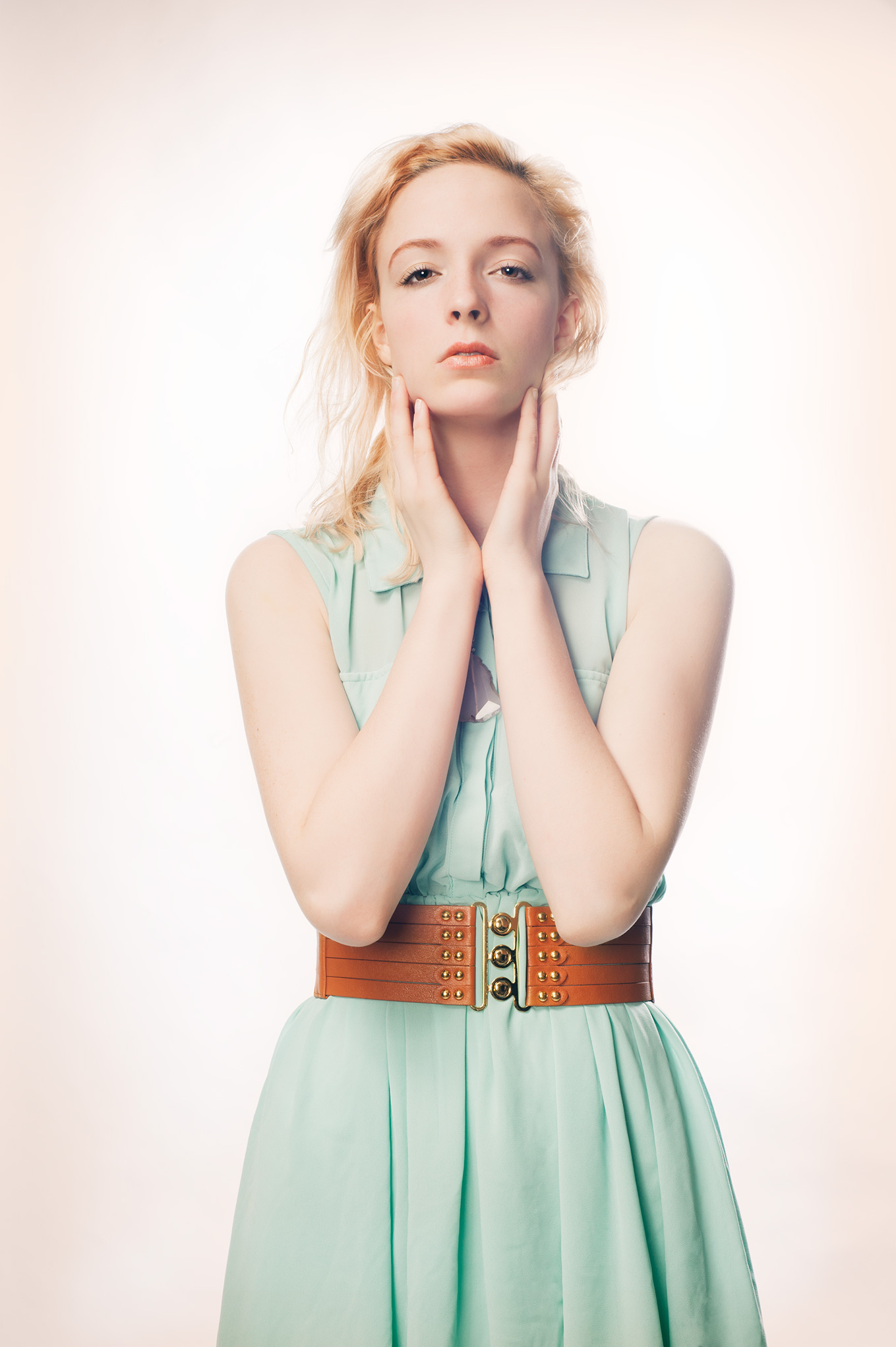 Second in Series, Grace in Green Dress, Portrait